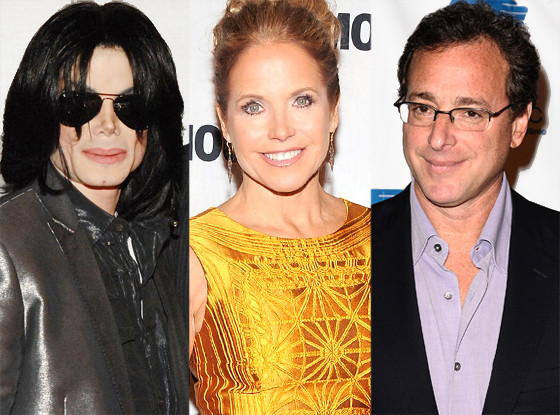 Michael Jackson, Katie Couric, Bob Saget Michael Jackson, Katie Couric, Bob Saget
